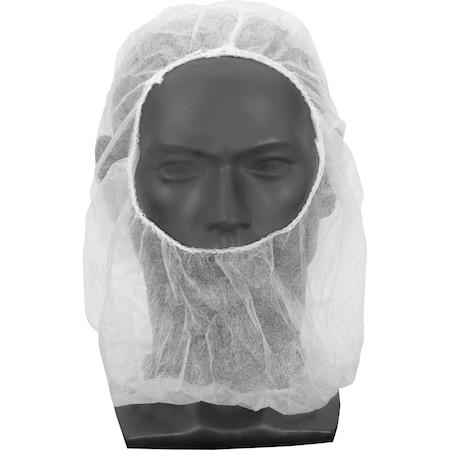 Balaclava Disposable Hood Cover White